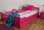 Holzbett Bettgestell Buche 140 x 200 cm Rosa Abbildung