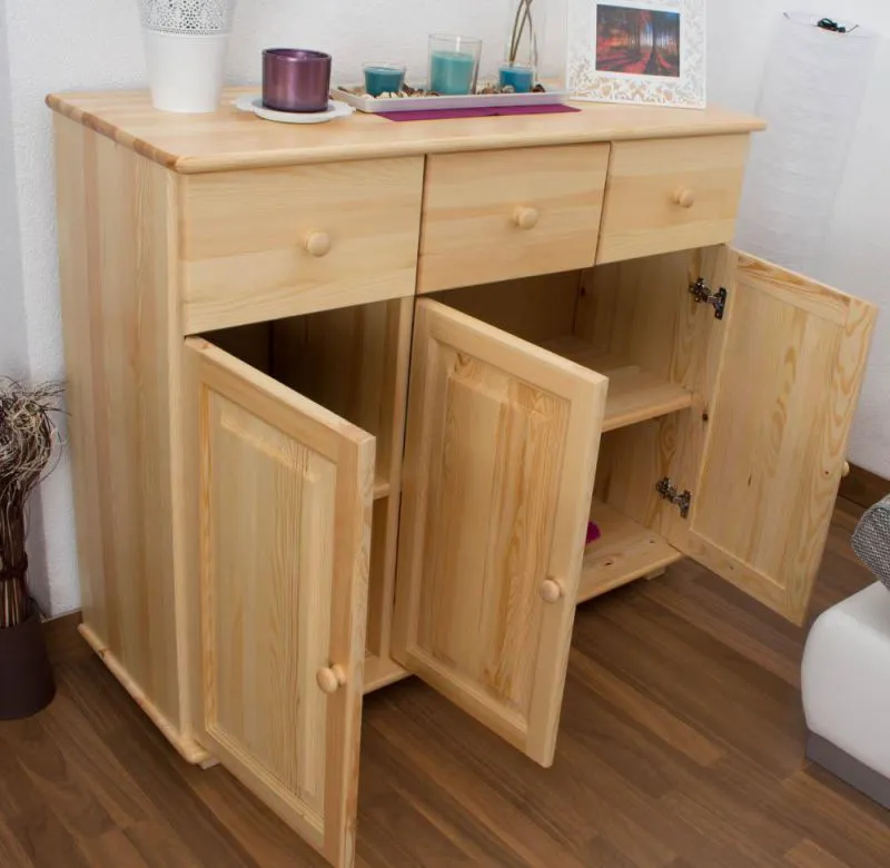 Sideboard, Kommode, Küchenschrank, 118 cm breit Abbildung