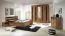 Bett 180 x 200 cm Braun / Schwarz