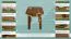 Eiche Hocker