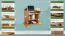 Schreibtisch Kiefer massiv Vollholz Erlefarben Junco 197 - Abmessungen: 75 x 100 x 60 cm (H x B x T)
