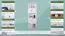 Regal Kiefer massiv Vollholz weiß lackiert Junco 46C - 195 x 62 x 42 cm (H x B x T)