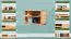 TV-Unterschrank Kiefer massiv Vollholz Erlefarben Junco 204 - Abmessung: 50 x 77 x 40 cm (H x B x T)