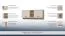 Hängeschrank 23, Farbe: Buche / Creme - 82 x 209 x 37 cm (H x B x T)