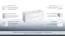 Waschtischunterschrank Meerut 29 mit Siphonausschnitt, Farbe: Weiß matt – 50 x 119 x 45 cm (H x B x T)