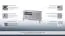 TV-Unterschrank Bignona 15, Farbe: Kiefer weiß - 60 x 110 x 47 cm (H x B x T)