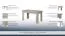 Esstisch ausziehbar Bargny 02, Farbe: Eiche Sonoma - 120-160 x 70 cm (B x T)