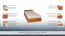 Doppelbett Corrientes 20 inkl. Lattenrost, Farbe: Erle - 180 x 200 cm (B x L)
