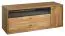 TV-Unterschrank Olinda 13, Farbe: Natur, Eiche teilmassiv – 58 x 146 x 49 (H x B x T)
