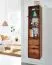 Wandregal aus Sheesham Massivholz, Farbe: Sheesham - Abmesungen: 150 x 35 x 30 cm (H x B x T)