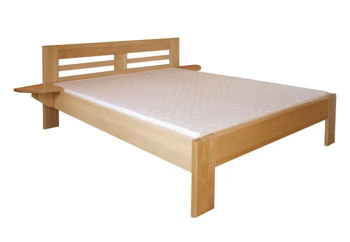 Buche Massivholz Bettgestell 180 x 200 cm Natur Abbildung