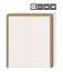 Schlafzimmer - Set C Gataivai, 4-teilig, Farbe: Beige Hochglanz / Walnuss