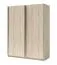Schiebetürenschrank / Kleiderschrank Trikala 04, Farbe: Eiche - Abmessungen: 198 x 180 x 60 cm (H x B x T)