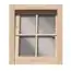 Fenster für 38 mm Häuser inkl. D/K-Beschlag AKTION naturbelassen