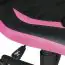 Bequemer Jugenddrehstuhl Apolo 96, Farbe: Pink / Schwarz, mit hoher Rückenlehne