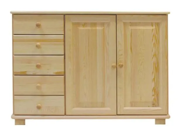 Anrichte, Massivholz, 118 cm breit Abbildung