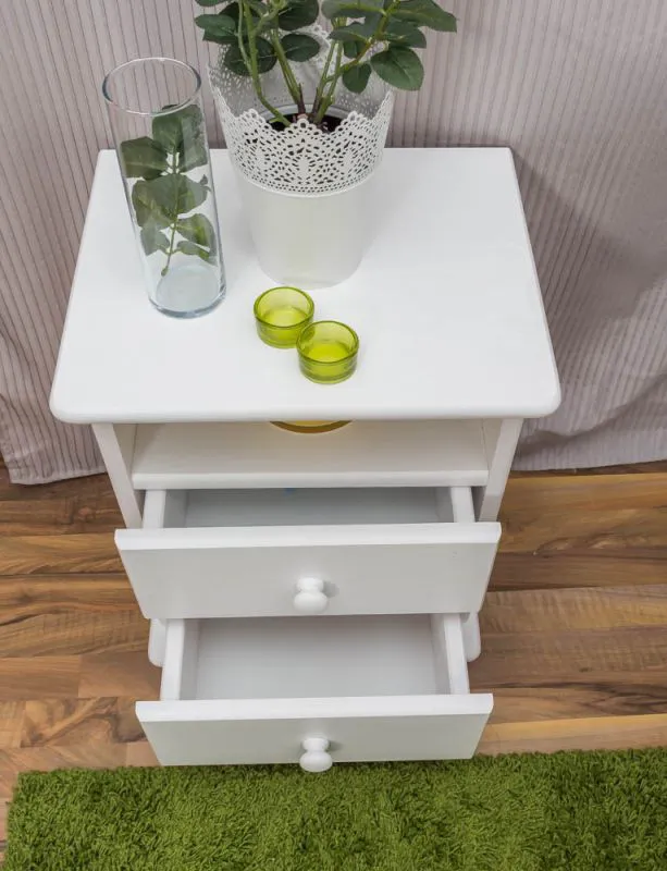 Nachtschrank weiß