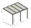 Terrassenüberdachung S 02, Dach: 10 mm Glas klar, Grundfläche: 8,14 m² - Abmessungen: 200 x 407 cm (B x L)