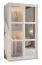 Schmaler Kleiderschrank mit 1 Spiegeltür Nadelhorn 13, Weiß Matt, Maße: 200 x 100 x 62 cm, mit fünf Holzeinlegeböden und zwei Kleiderstangen