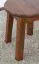 Hocker Kiefer massiv Vollholz Eichefarben 004 -  Abmessung: 45 x 35 cm (H x Ø)