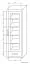 Vitrine Lorengau 29, Farbe: Sonoma Eiche - Abmessungen: 202 x 65 x 40 cm (H x B x T)