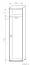 Schrank Rabaul 24, Farbe: Sonoma Eiche - Abmessungen: 200 x 50 x 43 cm (H x B x T)