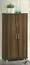Schuhschrank Pomona,  Farbe: Walnuss - Abmessungen: 128 x 61 x 33 cm (H x B x T)