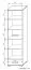 Schrank Kikori 15, Farbe: Sonoma Eiche - Abmessungen: 190 x 50 x 40 cm (H x B x T)