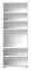 Schrank Garim 48, Farbe: Weiß Hochglanz - Abmessungen: 194 x 76 x 35 cm (H x B x T)