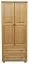 Kleiderschrank, Breite: 90 cm, Farbe: Natur Abbildung