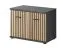 Elegante Garderobe Ringerike 07, Farbe: Anthrazit / Eiche Artisan - Abmessungen: 203 x 210 x 32 cm (H x B x T), mit drei Schubladen und 10 Fächern