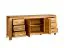 Stabiles Esszimmer - Set E Balsa, 4-teilig, gewachst / geölt, Natur Eiche teilmassiv, gebürstete Oberfläche, Saug- und Wischroboter geeignet, hochwertige Materialien