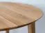 Eichentisch rund Erdre 06 mit 110 cm Durchmesser, aus Massivholz, in Eiche geölt, 110 x 110 cm, Tischplatte 2 cm, hochwertig und natürlich, 4 Standbeine