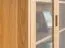 Vitrine Eiche massiv natur Aurornis 11 - Abmessungen: 200 x 142 x 40 cm (H x B x T)