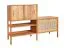 Regal Wellsford 39 Wildeiche massiv geölt - Abmessungen: 106 x 148 x 46 cm (H x B x T)