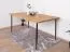 Esstisch Rolleston 06 Wildeiche massiv geölt - Abmessungen: 160 x 90 cm (B x T)
