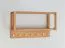 Garderobe | Massivholz | Eichenholz geölt | 7 Haken | mit Ablage | Farbe: Eiche | 63 x 22 x 36 cm | Seille 20