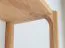 Garderobe | Massivholz | Eichenholz geölt | 7 Haken | mit Ablage | Farbe: Eiche | 63 x 22 x 36 cm | Seille 20