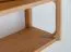 Garderobe | Massivholz | Eichenholz geölt | 7 Haken | mit Ablage | Farbe: Eiche | 63 x 22 x 36 cm | Seille 20