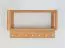 Garderobe | Massivholz | Eichenholz geölt | 7 Haken | mit Ablage | Farbe: Eiche | 63 x 22 x 36 cm | Seille 20