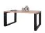 Couchtisch "Prizren" 02, Eiche Artisan / Mattschwarz, 105 x 60 x 50 cm, geeignet als Beistelltisch für Wohnzimmer, Schlafzimmer, Kinderzimmer, Jugendzimmer