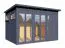 Holz-Gartenhütte 2,65 x 3,59 Meter (inkl. Dach) | Anthrazit |  Abbildung