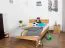 Bett Eiche massiv 140 x 200 cm geölt Abbildung