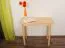 Massivholz Esstisch 50x90 cm Kiefer, Farbe: Natur Abbildung