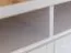 Wohnzimmer Komplett - Set B Bresle, 4-teilig, Massivholz Kiefer, in Weiß / Natur, runde Holzgriffe, sehr gute Stabilität, Landhausstil
