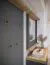Garderobe Lotofaga 01, Farbe: Grau / Walnuss - 115 x 65 x 13 cm (H x B x T)