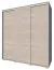 Schiebetürenschrank / Kleiderschrank Rabaul 42, Farbe: Sonoma Eiche - Abmessungen: 210 x 170 x 60 cm (H x B x T)