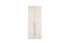 Drehtürenschrank / Kleiderschrank Siumu 02, Farbe: Beige / Beige Hochglanz - 224 x 92 x 56 cm (H x B x T)
