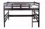 Hochbett 120 x 200 cm "Easy Premium Line" K23/n, Buche Massivholz Schokobraun lackiert, teilbar