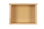Hängeregal, Wandregal, Bücherregal - 40 cm breit, Kiefer Massivholz, Farbe: Natur